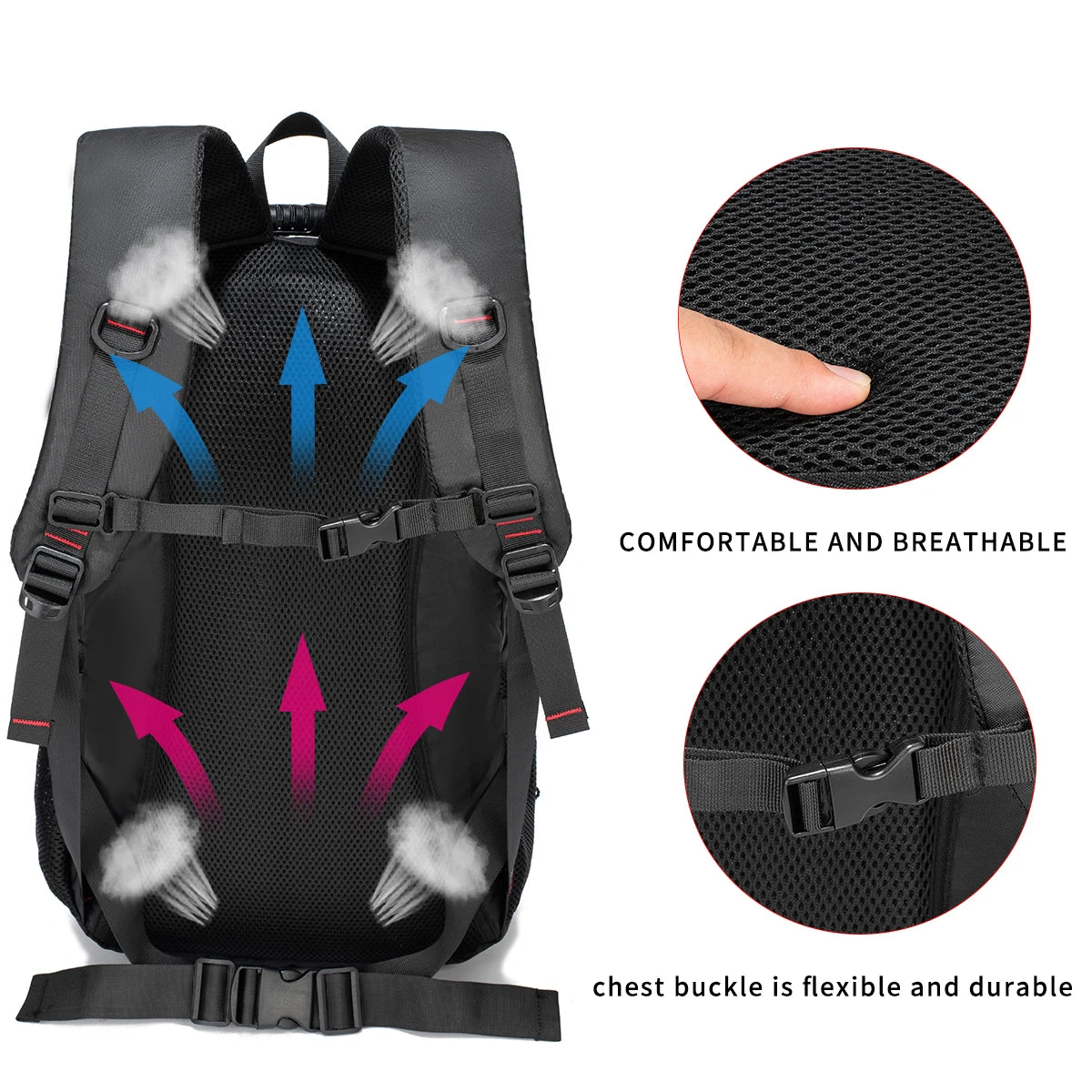 Lightweight 40L outdoor Travel & hiking waterproof Backpack