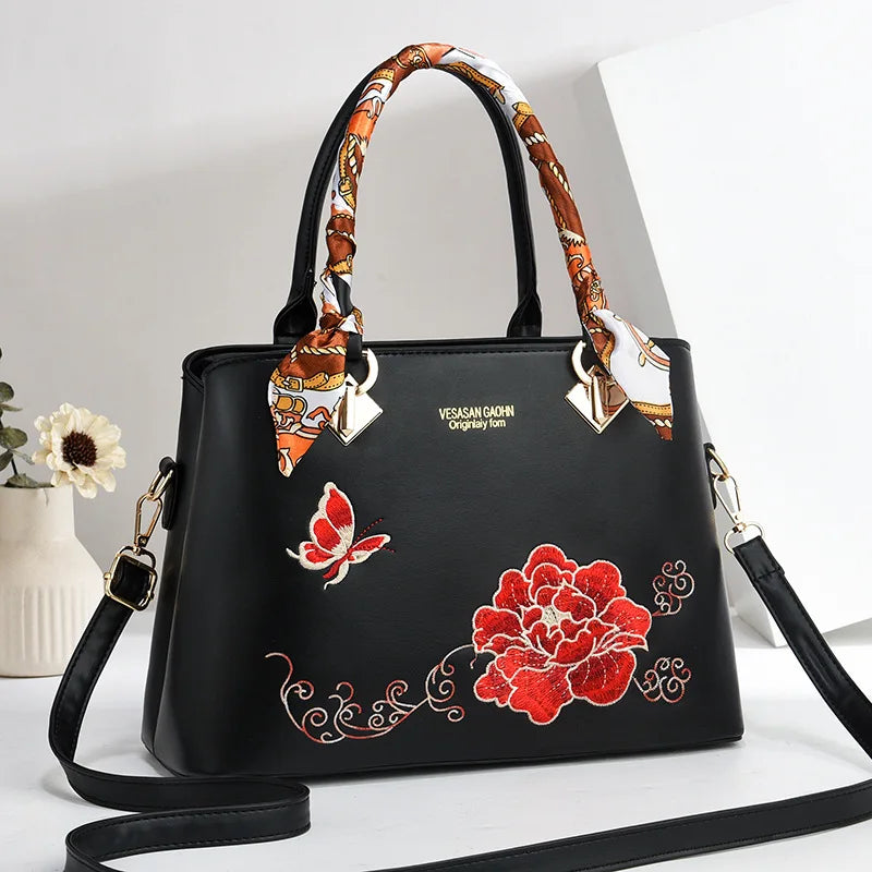Women leather crossbody luxury designer handbag