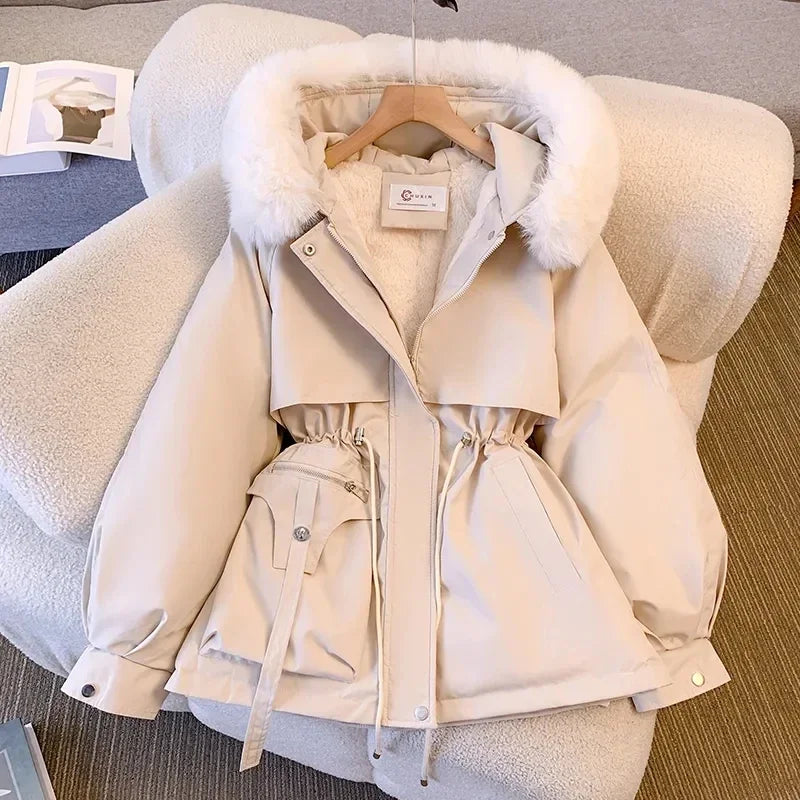 Warm Wool Overcoat Detachable Pai Overcomes Hooded Coat