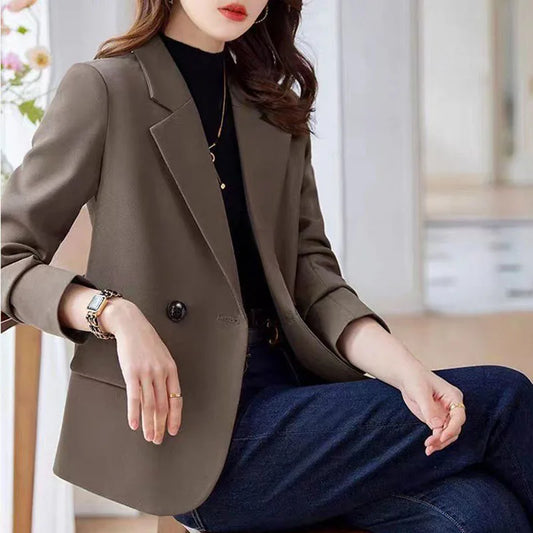 Fashion Blazer for Women Sleek Double Breasted