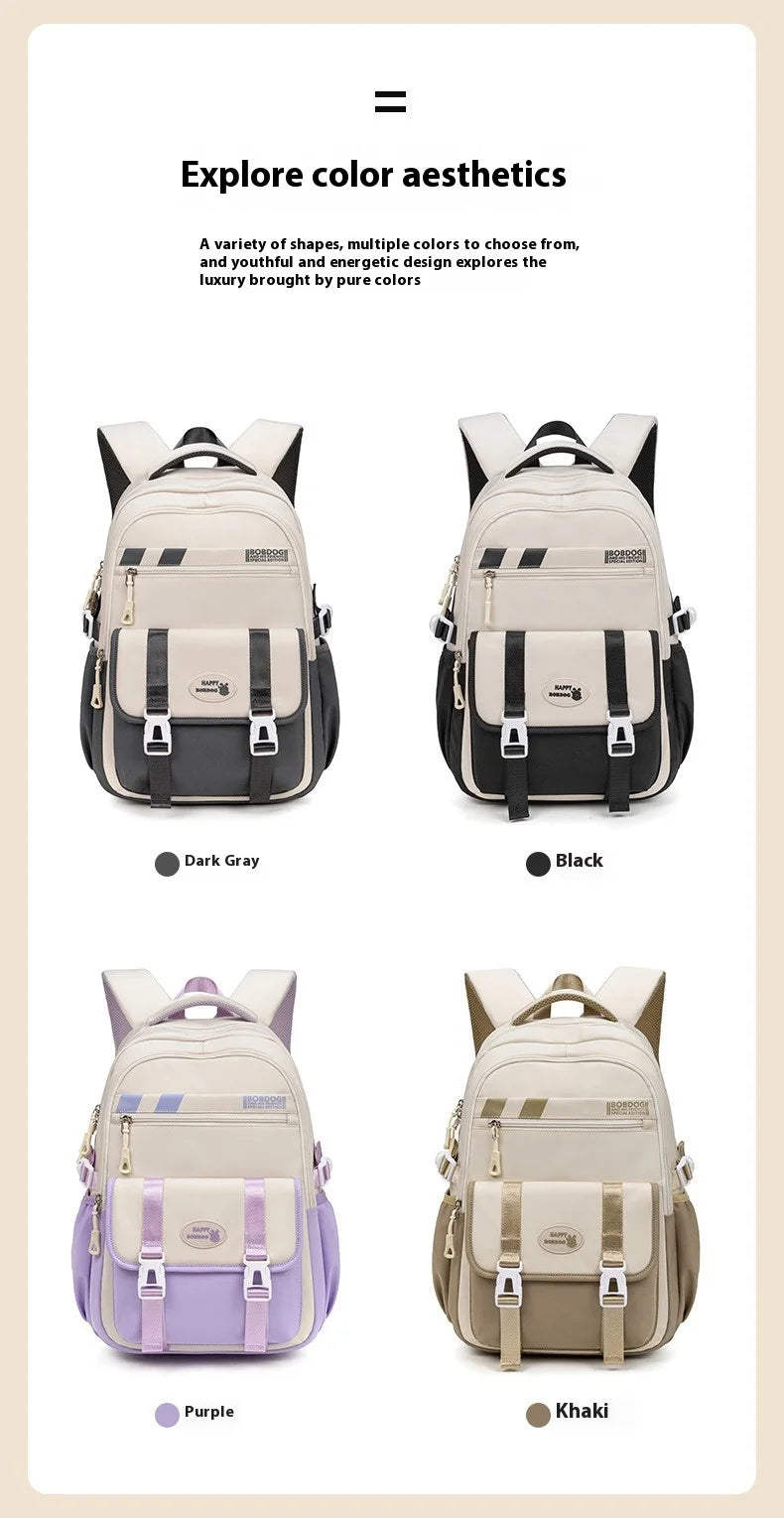 Trendy INS Style School Backpack Large Capacity
