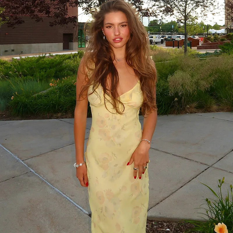 Summer Fairy Maxi Dress Vacation & Beach Outfit