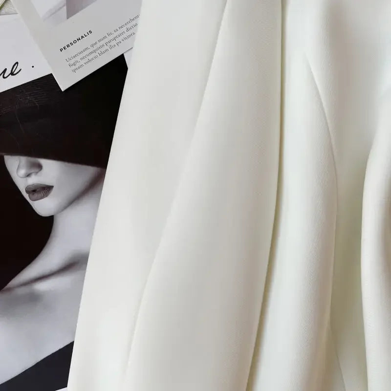 Korean Style Office Cropped Blazers