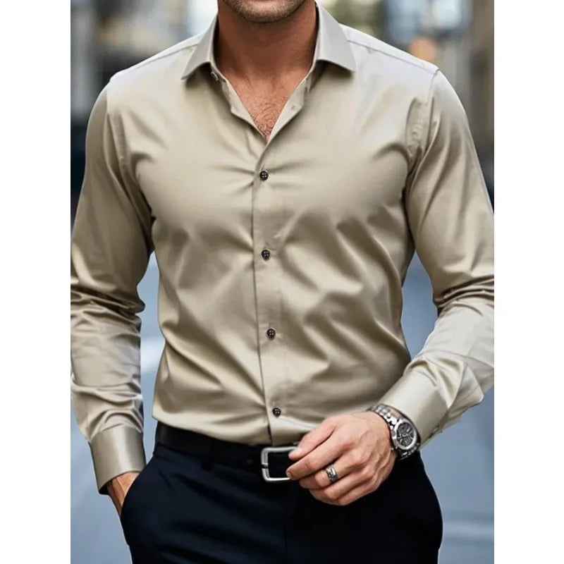 Men’s Casual Long Sleeve Shirt Slim fit