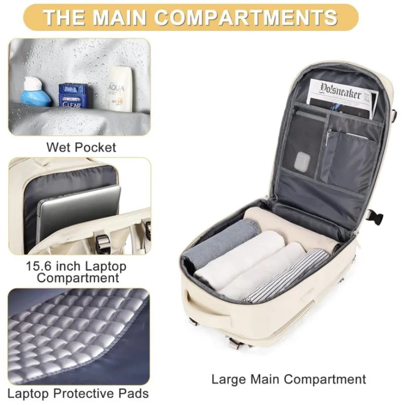 Mochilas Travel Backpack 40x20x25 Cabin Bag Waterproof School bag