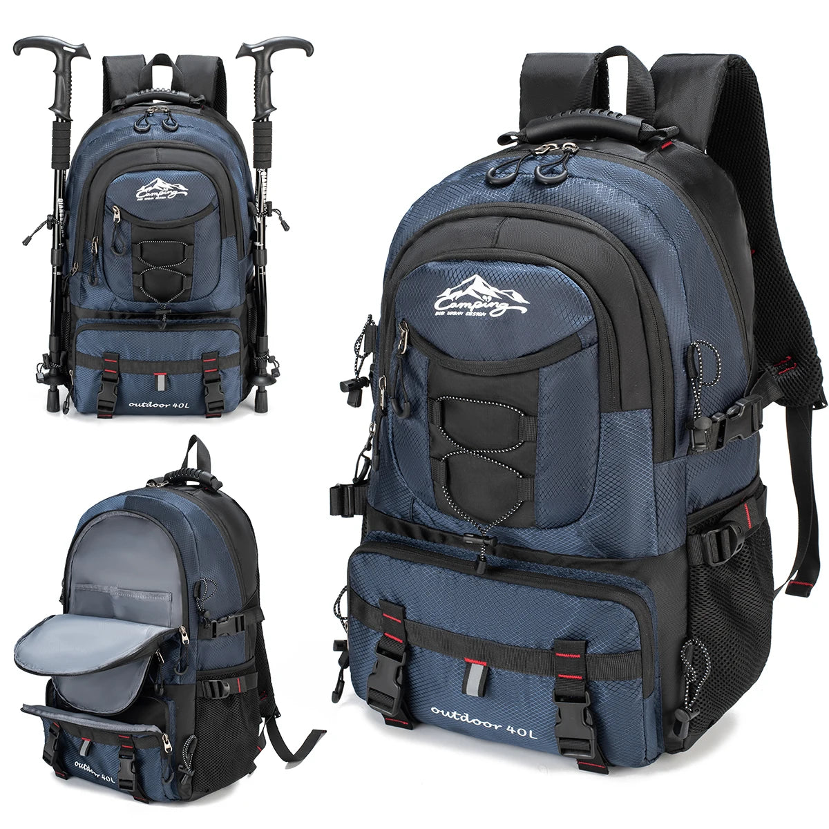Lightweight 40L outdoor Travel & hiking waterproof Backpack