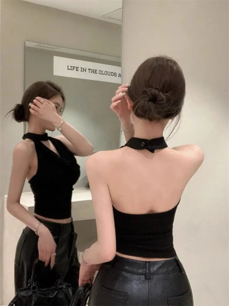 Summer New Women Sexy Sleeveless V-Neck Lady Top