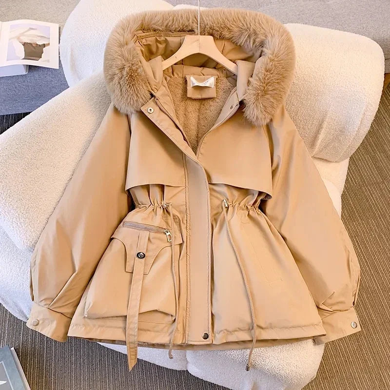 Warm Wool Overcoat Detachable Pai Overcomes Hooded Coat
