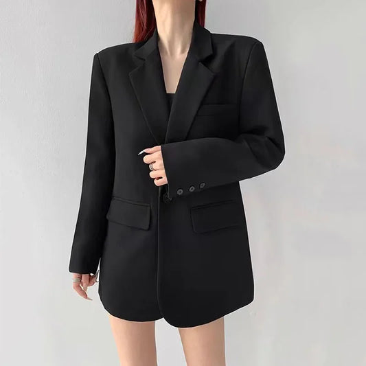 Vintage Long Sleeve Blazer for Women