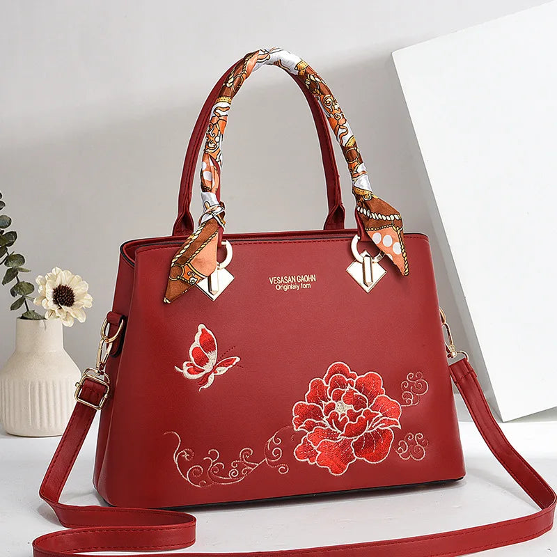 Women leather crossbody luxury designer handbag
