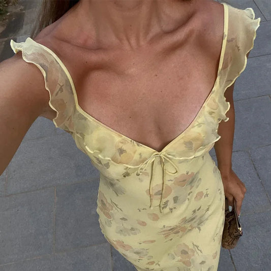Summer Fairy Maxi Dress Vacation & Beach Outfit