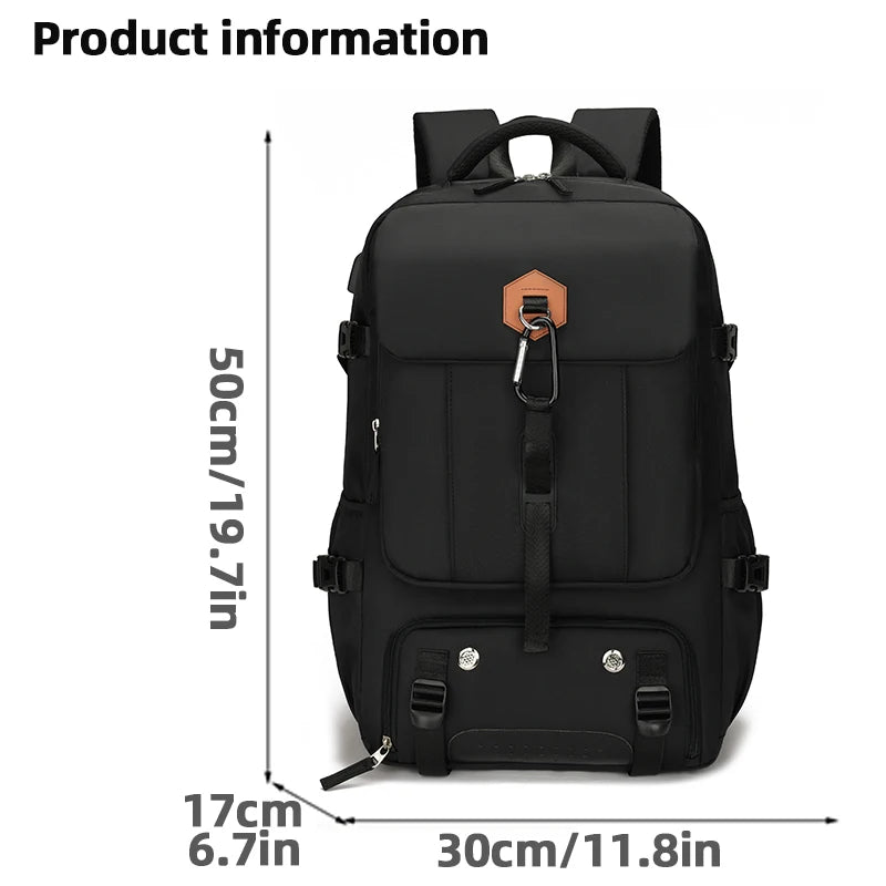 Outdoor Adventure Backpack 50L Waterproof with Shoe Pocket