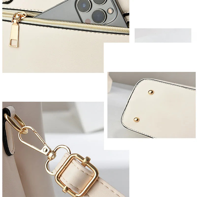 Women leather crossbody luxury designer handbag