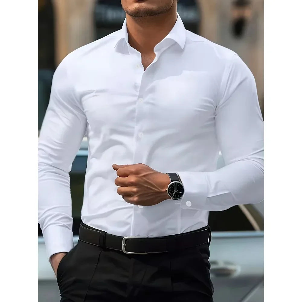 Men’s Casual Long Sleeve Shirt Slim fit