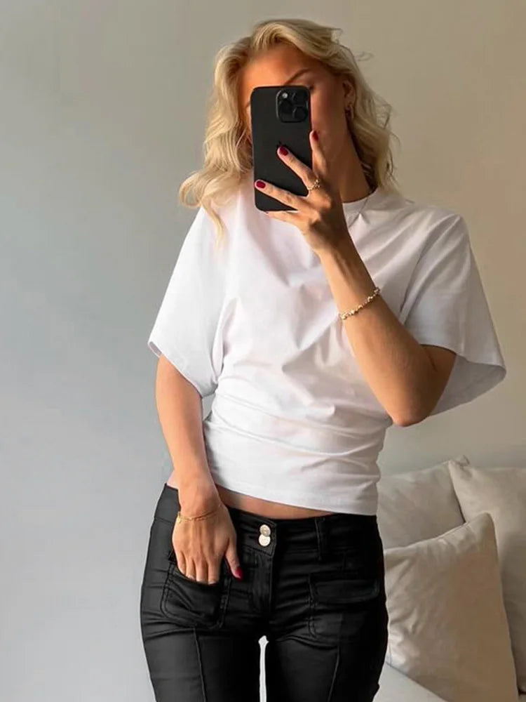 Woman Clothes O-neck Corset Tops