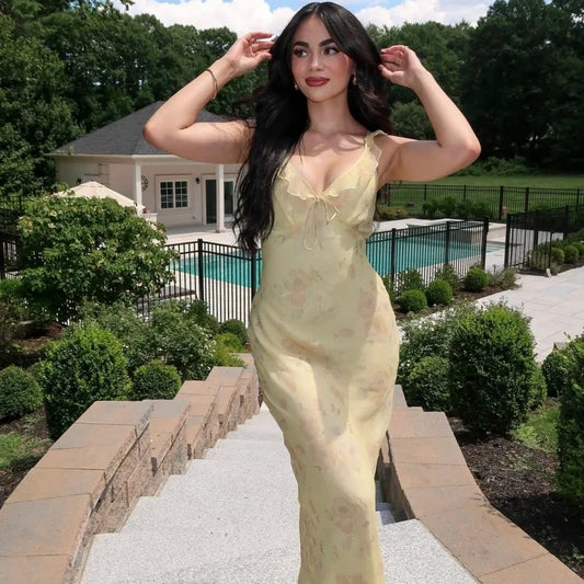 Summer Fairy Maxi Dress Vacation & Beach Outfit