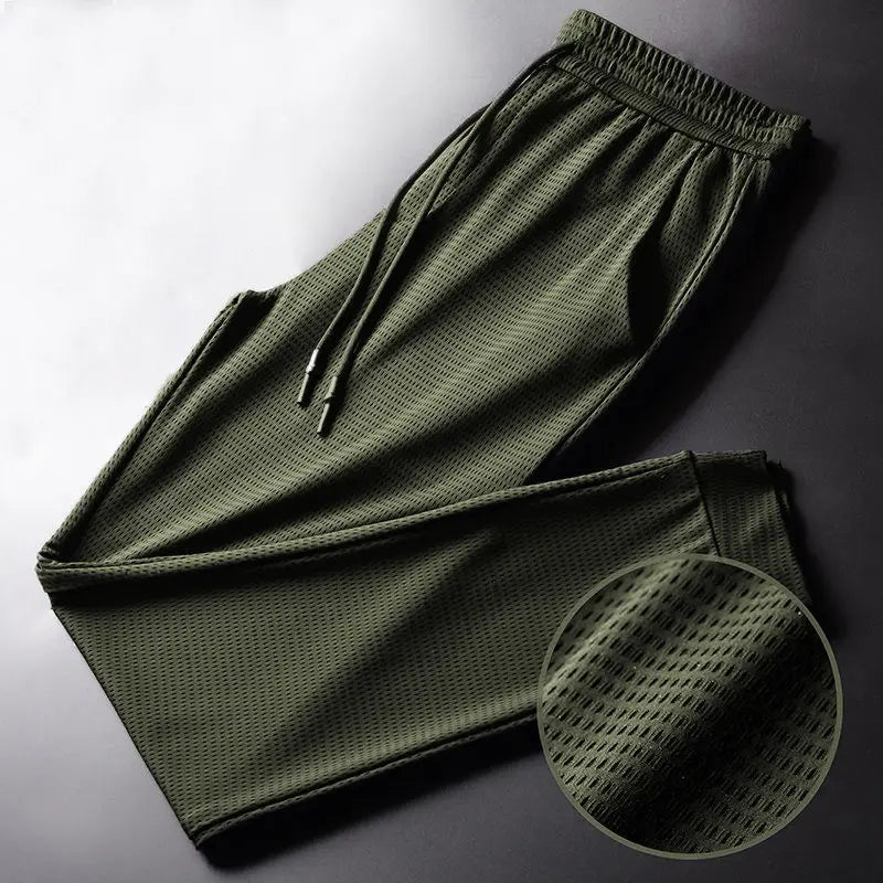Men's Summer Ice Silk Fitness Pants