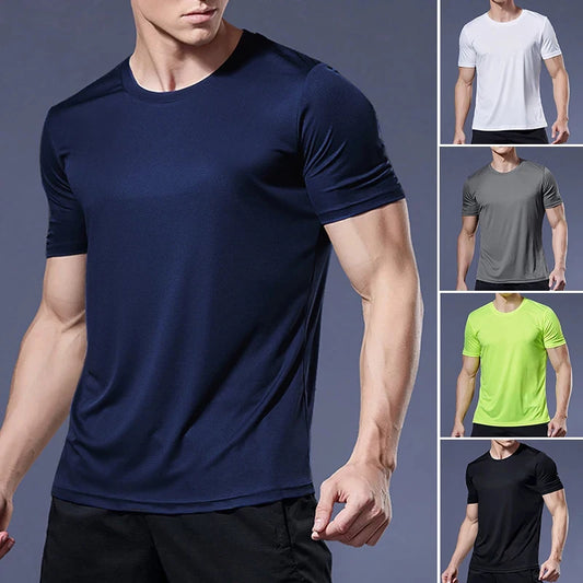 High-Quality Men’s Fitness T-Shirt Fast Drying Comfort