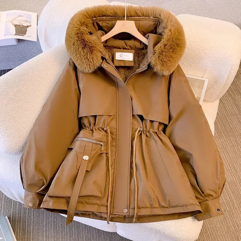 Warm Wool Overcoat Detachable Pai Overcomes Hooded Coat