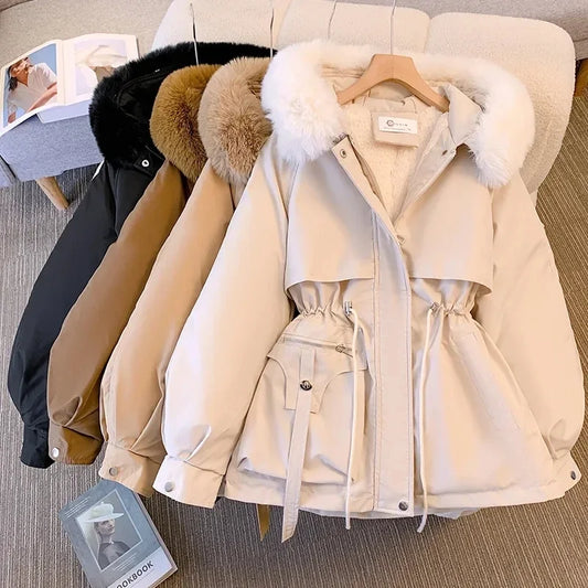 Warm Wool Overcoat Detachable Pai Overcomes Hooded Coat