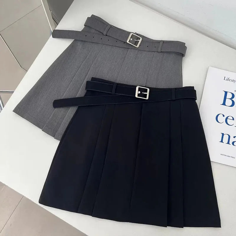 Preppy Style Pleated Skirt  Women’s Summer Fashion