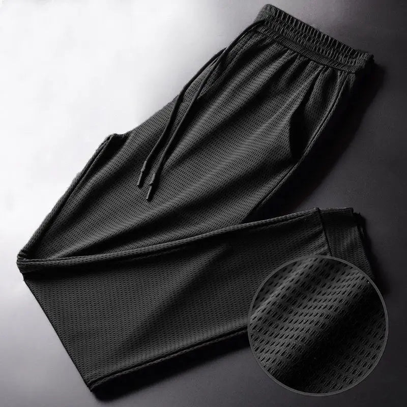 Men's Summer Ice Silk Fitness Pants