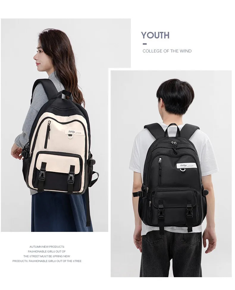 Junior High School School Bag New Mori Large Capacity Load Reduction