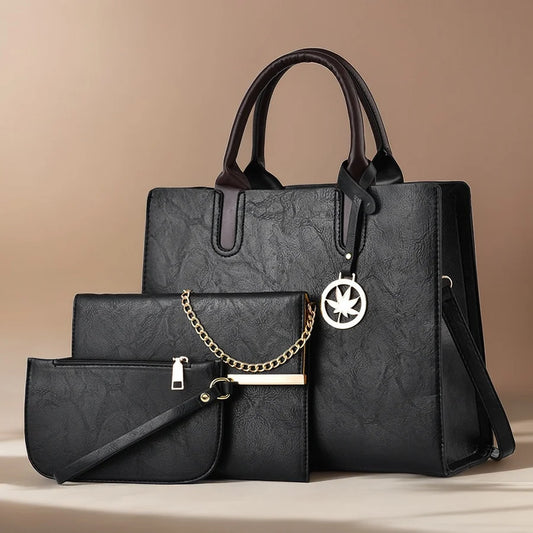 Three-piece set Women’s Luxury Handbag Set Chic & Versatile