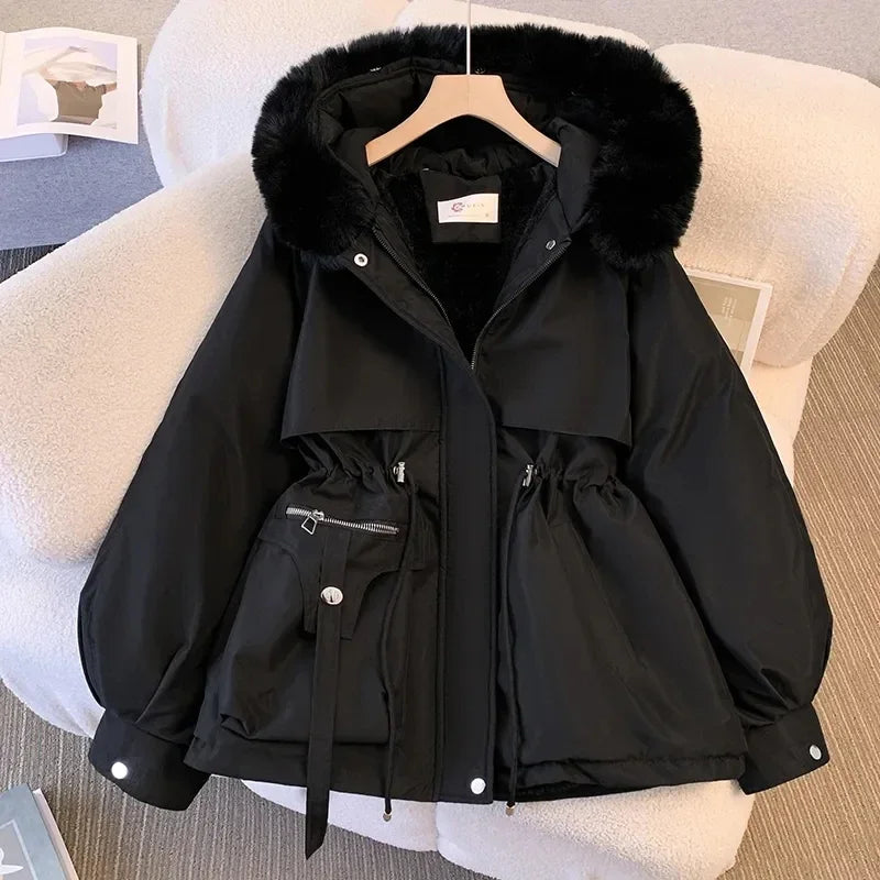 Warm Wool Overcoat Detachable Pai Overcomes Hooded Coat