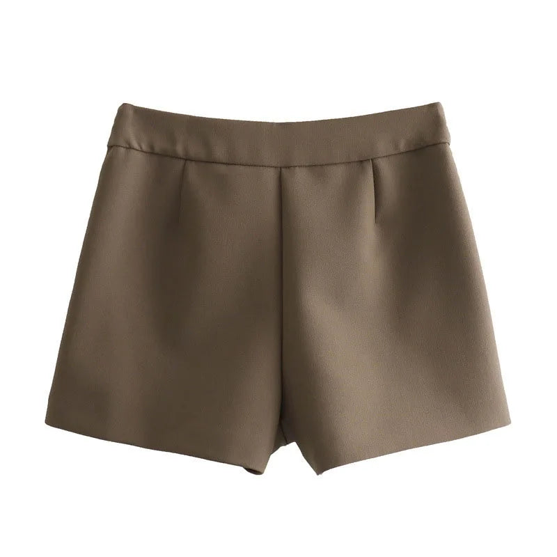 Vintage Asymmetrical Office Lady Mini Skirt