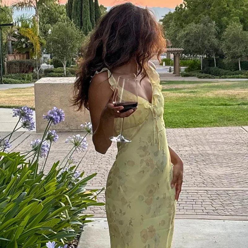 Summer Fairy Maxi Dress Vacation & Beach Outfit