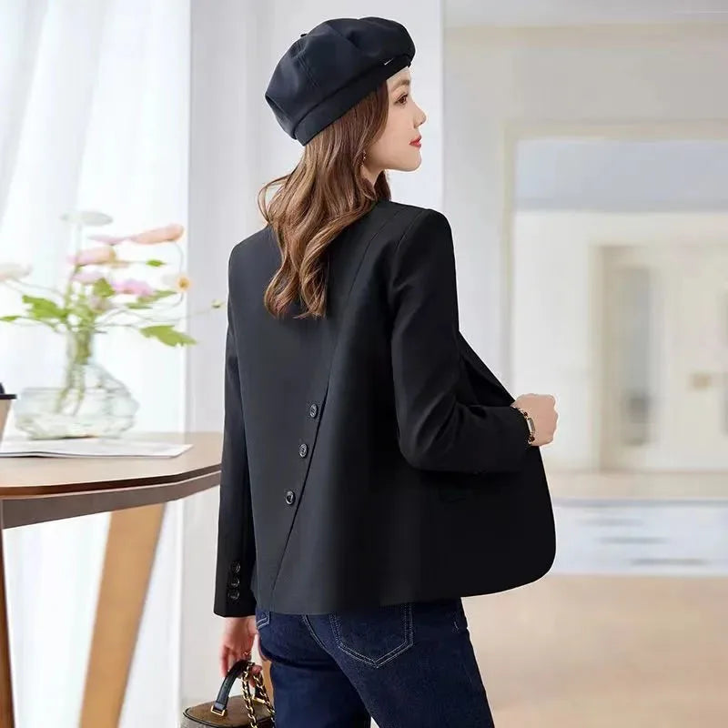 Fashion Blazer for Women Sleek Double Breasted