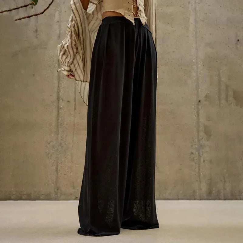 Women Loose Sweatpants Solid Baggy Pant Trousers Streetwear