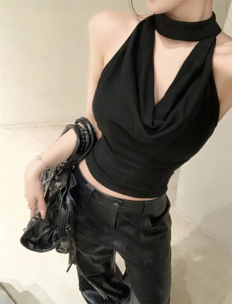 Summer New Women Sexy Sleeveless V-Neck Lady Top