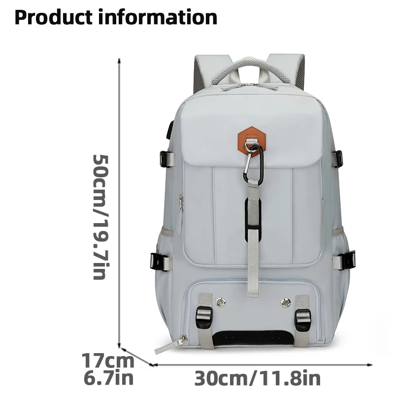 Outdoor Adventure Backpack 50L Waterproof with Shoe Pocket