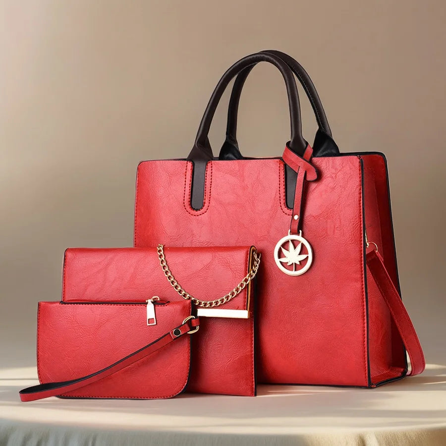 Three-piece set Women’s Luxury Handbag Set Chic & Versatile
