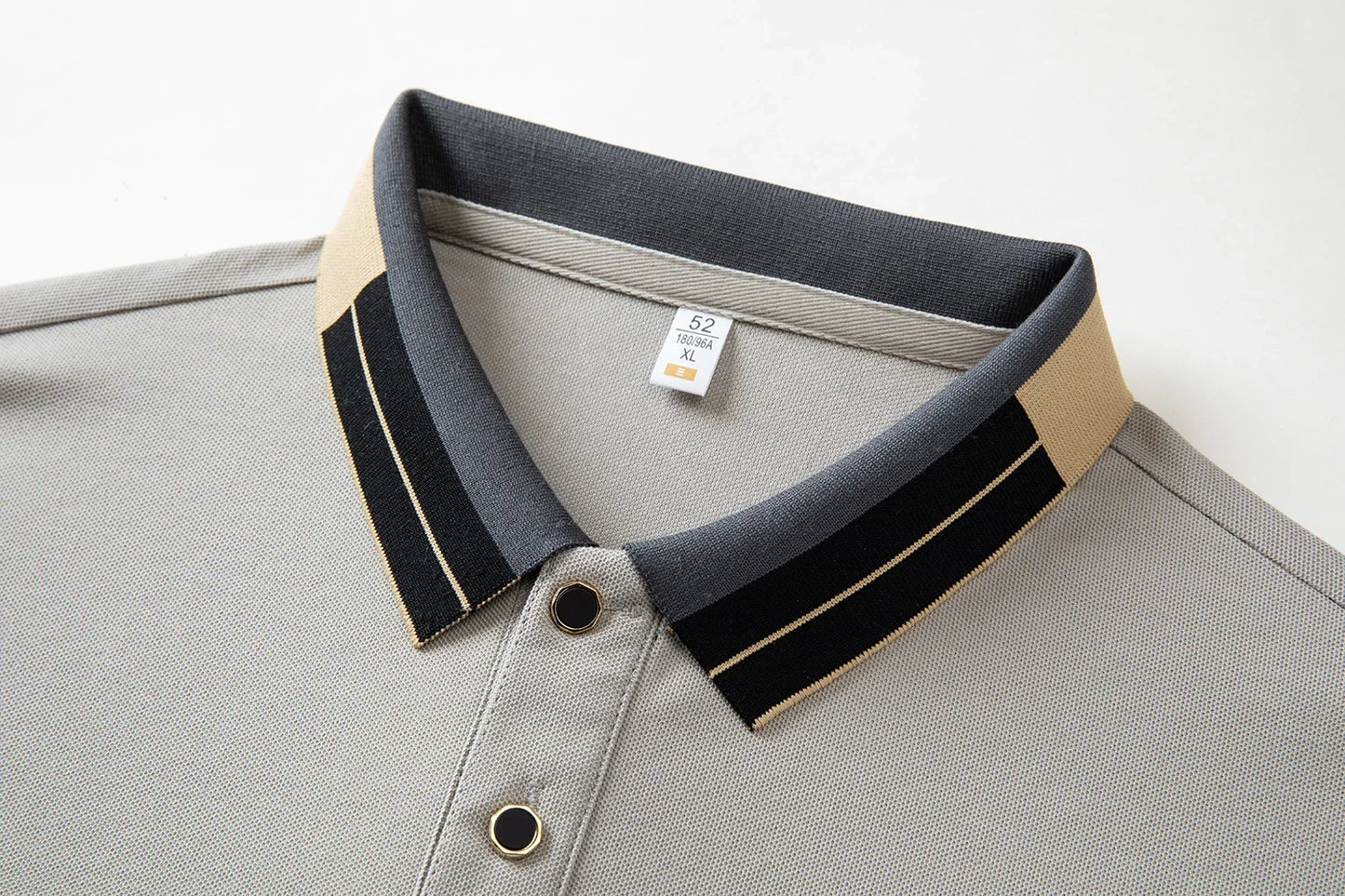 2025 Men’s Luxury Polo Breathable Contrast Style