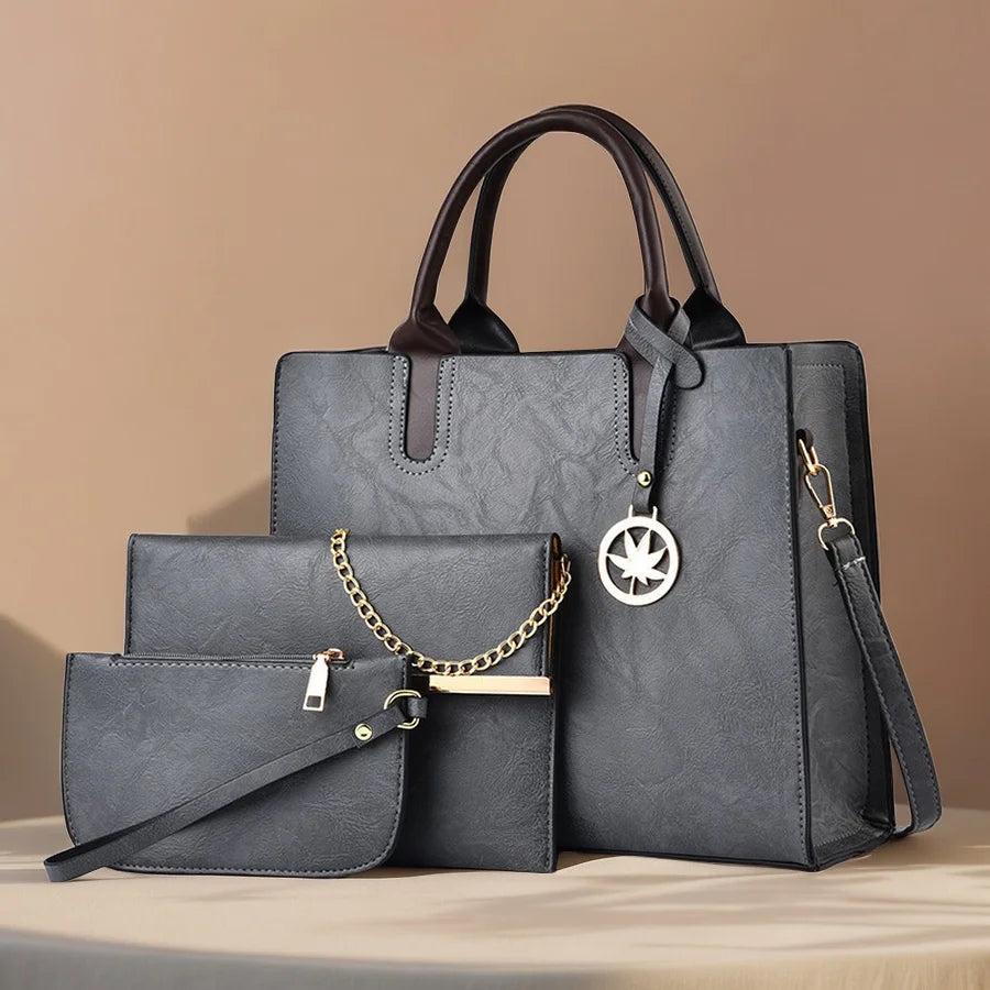 Three-piece set Women’s Luxury Handbag Set Chic & Versatile