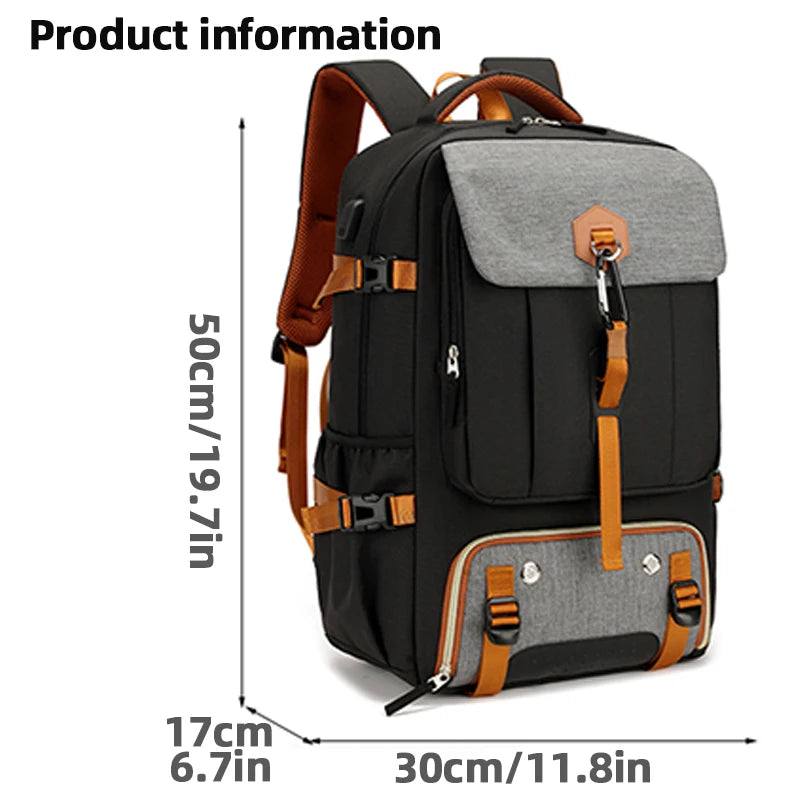 Outdoor Adventure Backpack 50L Waterproof with Shoe Pocket