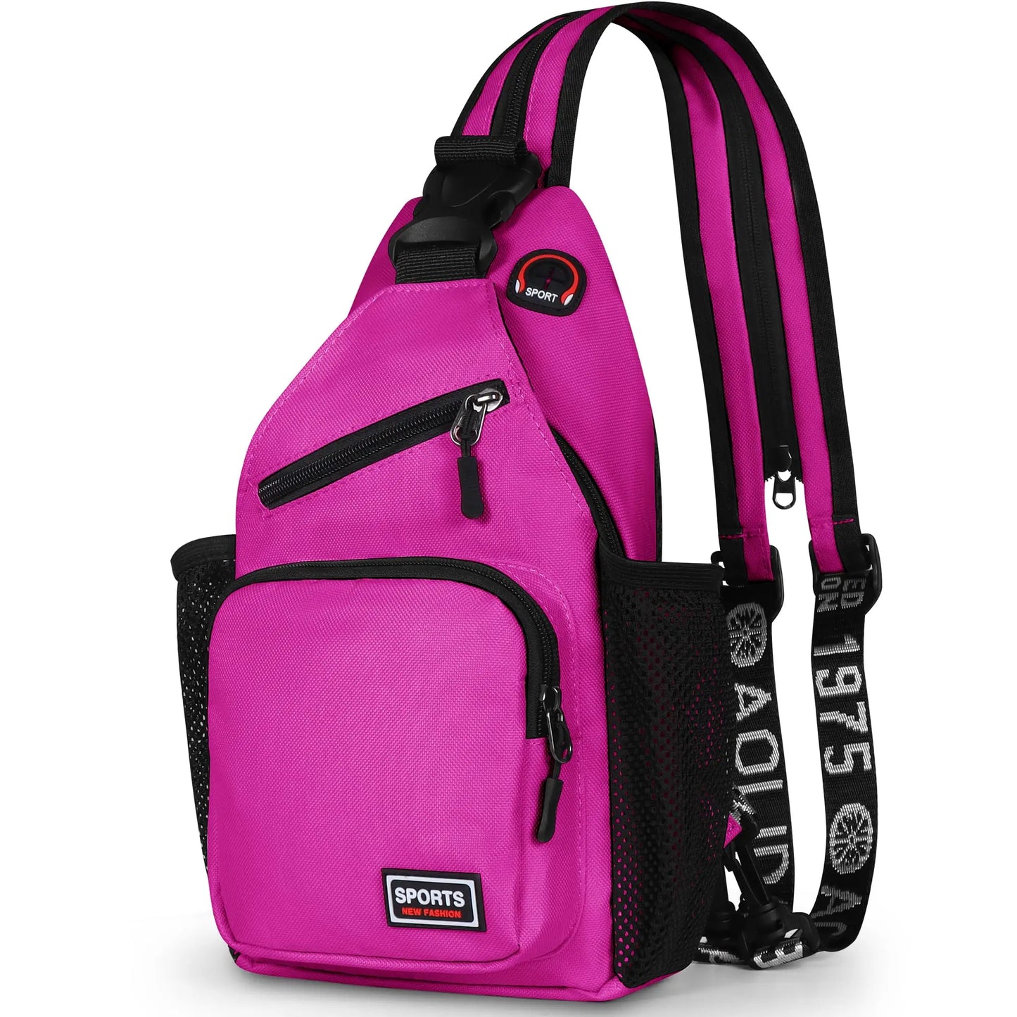 2 in1 Small Sling Backpack Waterproof Daily Chest Bag for Travel Hiking