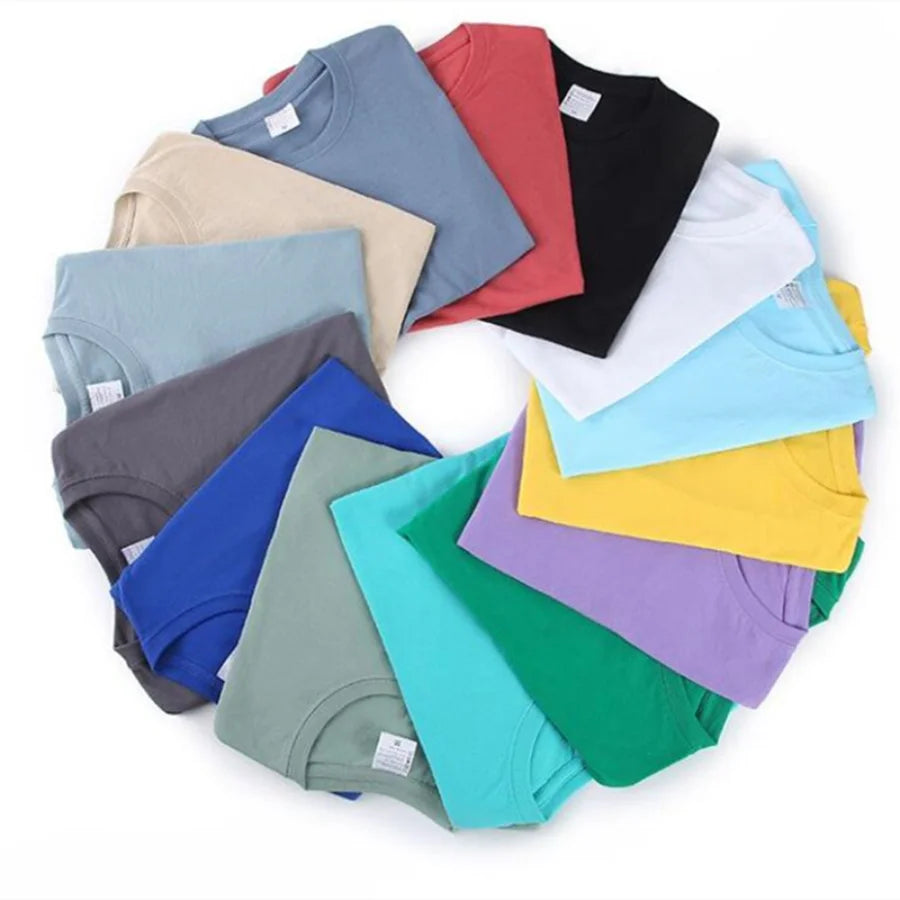 Men's Cotton Plain t-shirt tee top M-4XL