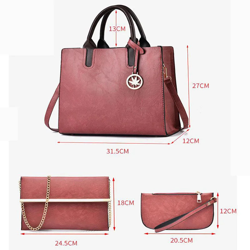 Three-piece set Women’s Luxury Handbag Set Chic & Versatile