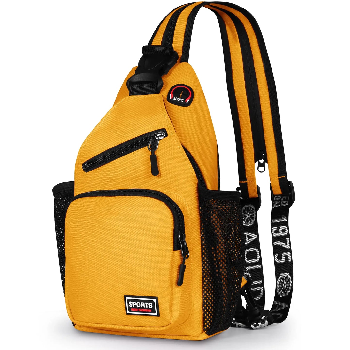 2 in1 Small Sling Backpack Waterproof Daily Chest Bag for Travel Hiking