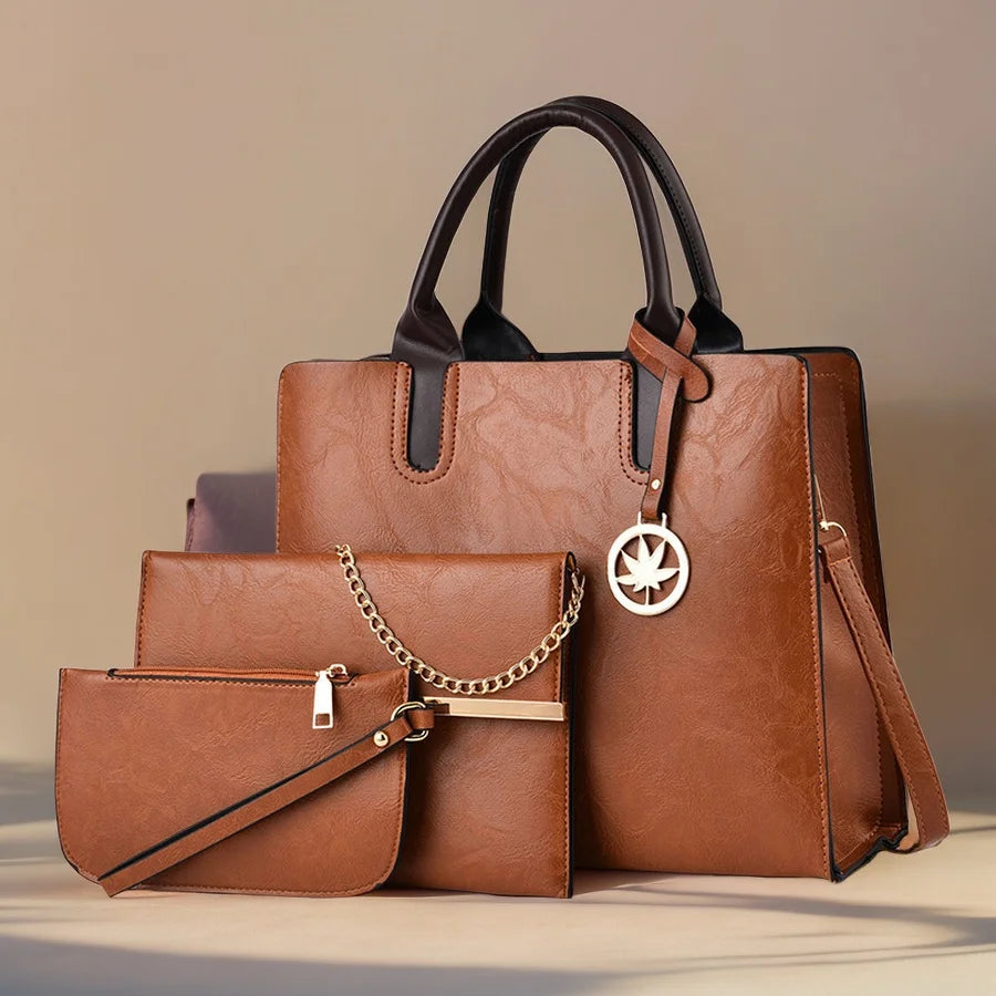 Three-piece set Women’s Luxury Handbag Set Chic & Versatile